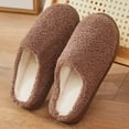 thumbnail image 2 of ichuanyi Slippers for Women Plush Memory Foam House Slippers Closed Toe Shoes with Non-Slip Sole Cozy Warm Fuzzy Home Shoes, 2 of 6