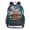 Explosion Of Rainbow, variant on Clear Backpack 12L Large Capacity Transparent Waterproof Mystery Swirl