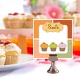 thumbnail image 3 of Urban Deco Wedding Table Numbers for Wedding Reception, Gold Table Number Holders for Weddings, Menu Holder Dual Sided Steel 1.6 Inch Pack of 16 Picture Holders for Tables (Copper), 3 of 7