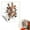 Style 8, variant on Christmas Creative Wall Sticker, 3D Santa Claus Broken Wall Cartoon Design Christmas Decals, Creating Door Stickers with Broken Walls, Cartoon Santa Reindeer Window Decal Decor