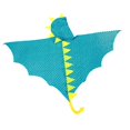thumbnail image 5 of Kids Dinosaur Cape Coat Props Dragon Hood Cloak for Party Birthday Role Play Blue, 5 of 8
