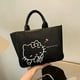 thumbnail image 1 of Sanrio-Bolso de mano de Hello Kitty para mujer, bolsa grande a la moda de lona, informal, de viaje, para mamá, 1 of 4