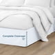 thumbnail image 4 of Faldón de cama Bare Home Cepillado Doble Colección Premium 1800 15 pulgadas Queen Blanco, 4 of 5
