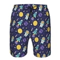 thumbnail image 4 of Naloa Astronaut Corgi Men's Beach Shorts, Surfing shorts, Swim trunks, Quick Dry Swim Trunks for Surfing Beach Fun - X-Large, 4 of 9