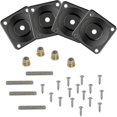 thumbnail image 2 of 4 Pieces Foot Mounting Plates, Black Furniture Foot Mounting Plates, Black Fixing Iron Pie, 2 of 4