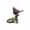 🍒 red_Hot#4624, variant on Outdoor Cardinal Statue Resin Tree Branch Ornament, Red Garden Yard Decor, Weather-Resistant Courtyard Sculpture, Small 6.9 in Fence Flowerpot Accent