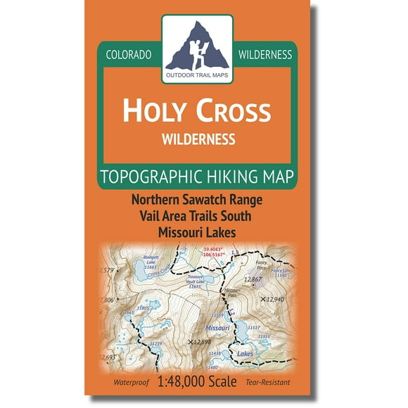 Holy Cross Wilderness - Colorado Topographic Hiking Map (2018)