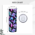 thumbnail image 3 of Waldeal Mushrooms Skinny Tumbler with Lid, Stainless Steel Double Wall Vacuum Insulated Travel Mug Water Bottle Iced Coffee Cup 20oz, 3 of 9