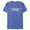 Royal Blue Heather, variant on Men's Top Gun Distressed Movie Logo Graphic T-Shirt