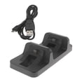 thumbnail image 2 of Methold Base de carga para Play Station Cargador USB dual para consola de juegos PS 4 Cargador de batería Base de control manual Soporte del Electrónica, 2 of 5