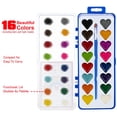 thumbnail image 2 of Set de pintura de acuarela DOSEWART, 16 colores con pincel, paquete de 24, 2 of 5