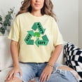 thumbnail image 2 of Eco-Friendly Message Save What's Left, Butter Comfort Colors T-Shirt, Medium, 2 of 3