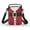 Santa, variant on HELLHERO Turtle Flowers Crossbody Small Bags with Adjustable Strap Adults Turtle Flowers Polyester Travel 4.33x1.97x7.09 with Zipper Adjustable Strap