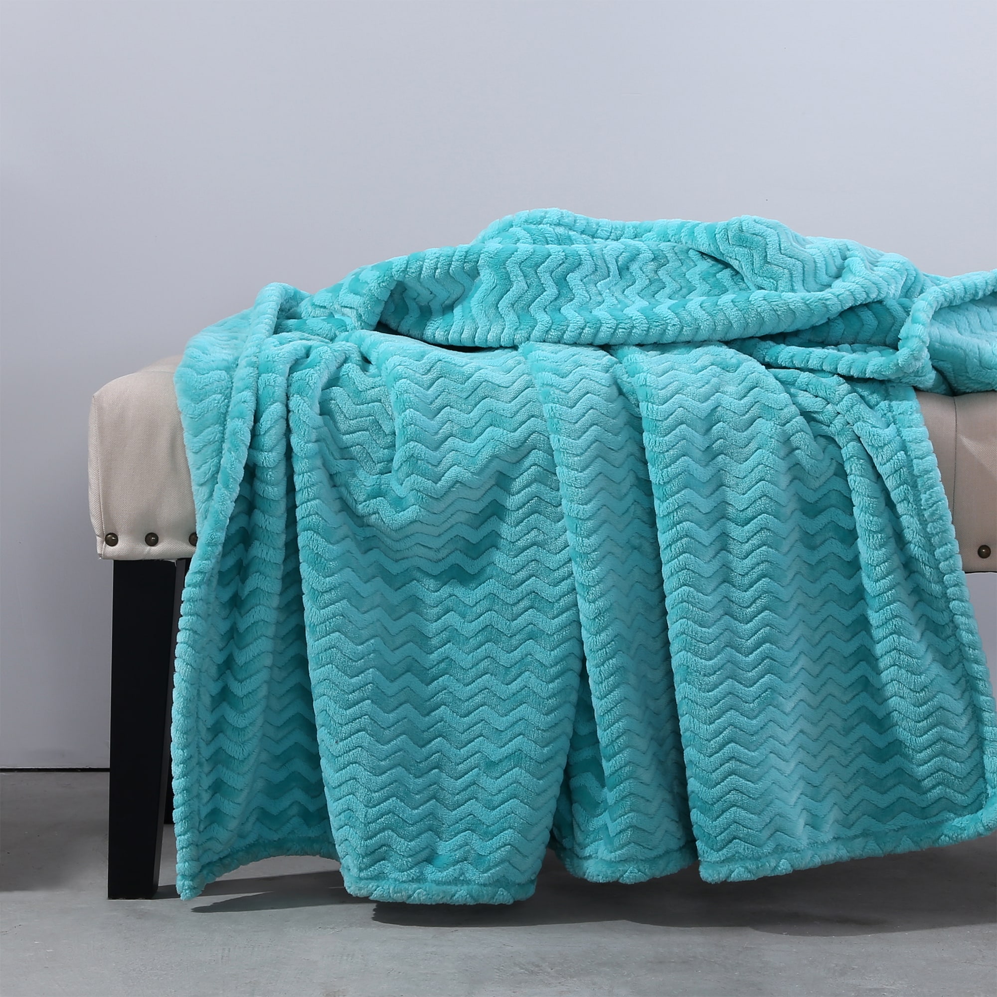 Berkshire Blanket and Home Co Berkshire Blanket Chevron VelvetLoft Zig