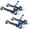 Blue, variant on Ktaxon Mechanical Car Wheel Dolly, 2PCS 1500 lbs, Red