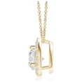 thumbnail image 2 of ANGARA Natural Diamond Trillion Halo Pendant in 14K Yellow Gold for Women (Size-5.7mm| Color-H| Clarity-SI2) | April Birthstone, Anniversary, Jewelry Gift for Women | Natural Diamond Necklace, 2 of 7