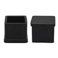 thumbnail image 6 of Flyshop Anti-slip Rubber Leg Tips Square Chair Leg Caps Furniture Floor Protectors, 13/16"x 13/16", 20mm x 20mm, Black, 4PCS, 6 of 7