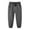 Gray, variant on CHEEREAM Toddler Baby Boys Girls Sweatpants Solid Color Casual Cotton Elastic Waist Keep Warm Kids Sports Pants with Pockets for 2-7 Years