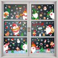 thumbnail image 3 of Uds., un juego de pegatinas bonitas de Navidad, pegatinas de cristal estáticas de doble cara para ventana, pegatinas de decoración de pared para el día de Navidad Sincero Hogar, 3 of 6