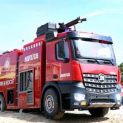 1/14 Scale Rc Box Water Sprayable Fire Truck Car Toy Model with Battery for Gift