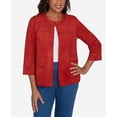 thumbnail image 4 of Alfred Dunner Womens Petite  Timeless Faux Suede Jacket, 4 of 6