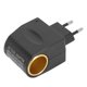 thumbnail image 4 of Convertidor de CA a CC Convierte 50/60 HZ 240 V a 12 V Convertidor de encendedor de cigarrillos de alta seguridad para electrónica de automóvil 100‑240 V Enchufe europeo, 4 of 10