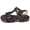 Black, variant on Toddler Sandals Jelly Shoes Girls Unisex Boy Flat Retro Slides Clear Kids Water Slippers Slingback Summer Beach Adjustable Buckle Glitter Dress Soft White 5-5.5 Years
