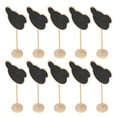 thumbnail image 1 of Easy To Carry Chalkboard Label Notes, Chalkboard Picks, 10Pcs Food Signs Place Cards For Desktop Numbers Wedding Table Numbers Party Favors, 1 of 8