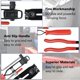 thumbnail image 3 of 2 pack Joint Boot Clamp Pliers, Automotive Boot Clamp Tool Set, Hose Clamp Pliers Axle Clamp Tool, Suitable for Vehicles boot Clamps (Red), 3 of 5