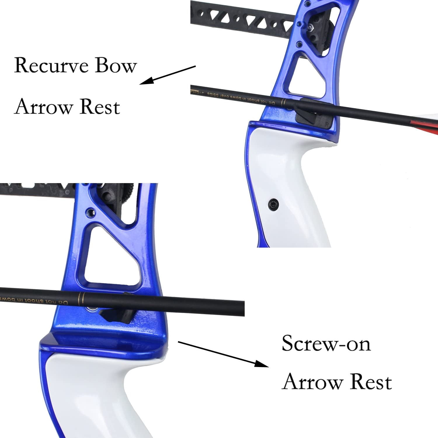 66" Metal Riser Takedown Recurve Bow Adult Archery Competition Athletic Bow Weights 20 22 24 26 28 30 32 34 36 LB Right Handed Archery Kit