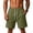 01-Army Green, variant on Men's Baggy Sweat Shorts Cotton Fleece 8" Fashion Casual Athletic Shorts Pro Workout Gym Lounge Shorts for Mens with Pockets 06-Mint Green L