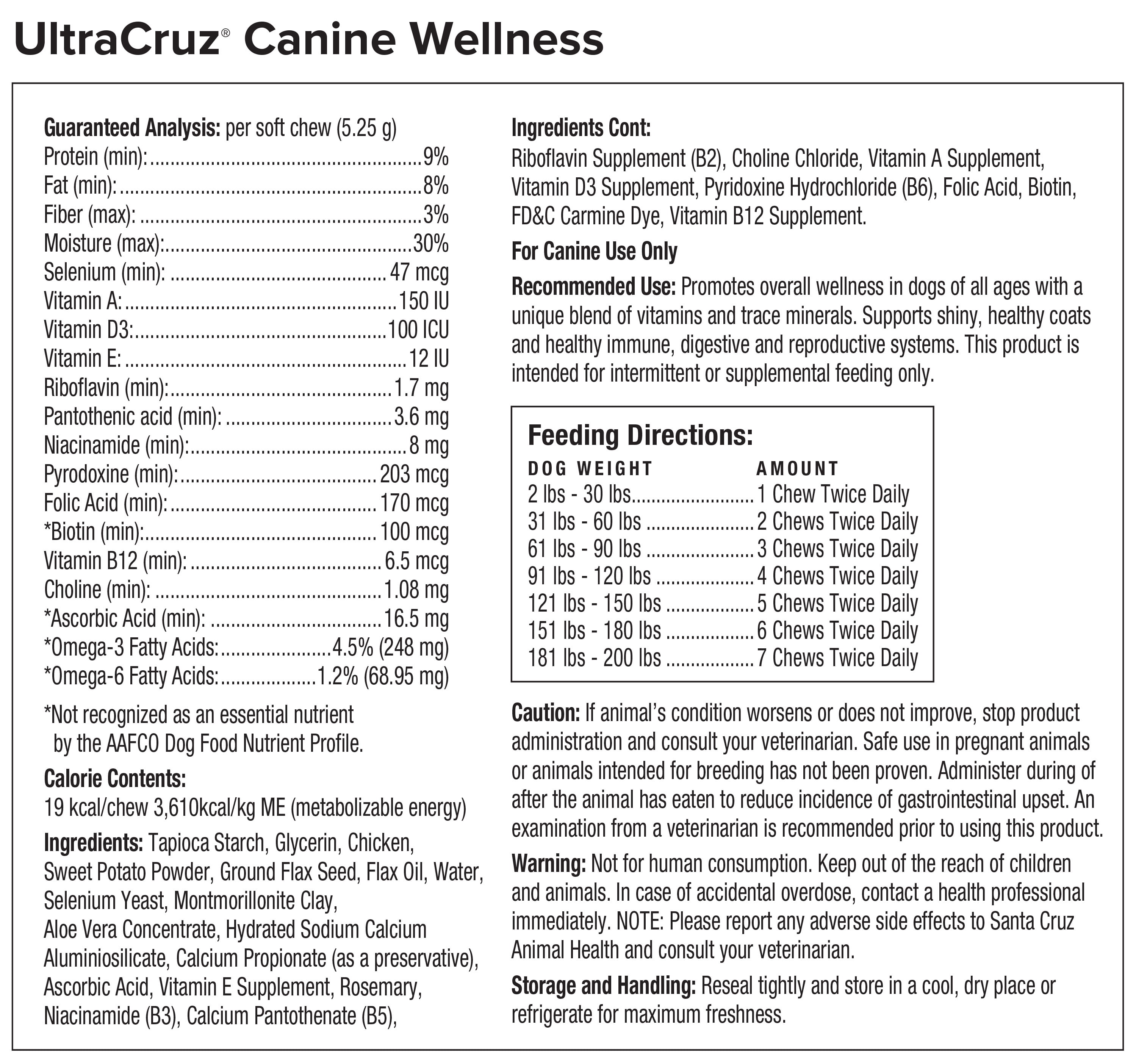 UltraCruz® Canine Wellness