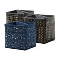 thumbnail image 2 of Carson Dellosa Tabletop Storage: Navy with Silver Stars Pocket Chart Storage (2 storage boxes), 2 of 3