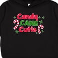 thumbnail image 3 of Inktastic Christmas Candy Cane Cutie with Candy Canes Toddler Hoodie, 3 of 4