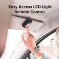 thumbnail image 3 of Diono Easy View Plus Baby Car Mirror with Light, Safety Car Seat Mirror for Rear Facing Infant with 360 Rotation, LED Night Light, Wide Crystal Clear View, Shatterproof, Crash Tested, 3 of 5