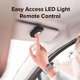 thumbnail image 3 of Diono Easy View Plus Baby Car Mirror with Light, Safety Car Seat Mirror for Rear Facing Infant with 360 Rotation, LED Night Light, Wide Crystal Clear View, Shatterproof, Crash Tested, 3 of 5