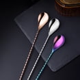 thumbnail image 6 of Xinyolin Stirring Spoon Long Handle Mixing Spoon Easy to Clean Smooth Surface Stainless Steel Dessert Spoon for Home, 6 of 8