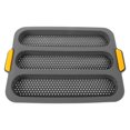 thumbnail image 1 of OULII Silicone Bread Loaf Pan: Non Stick Baguette Pan 3 Slot Flexible Bread Tray For Homemade Baking Bread Loaf, 1 of 7