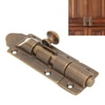thumbnail image 4 of Barrel Buckle Antique Barrel Antique Sliding Door Slide Lock Barrel Buckle Rust Proof High Hardness Brass Antique Sliding Door For Window Closet Furniture, 4 of 8