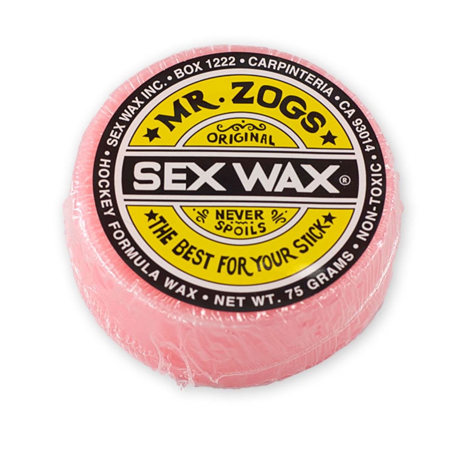 Sex Wax HOCKEY STICK WAX PINK Mr. Zogs PACK OF 2 by