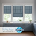 thumbnail image 4 of Keego New Upgraded No Drill Cordless Cellular Shades Light Filtering Honeycomb Blinds Easy Installation Heat Insulating Noise Reducing Window Shades, Light Filtering - SlateBlue, 53"W x 72"H, 4 of 8