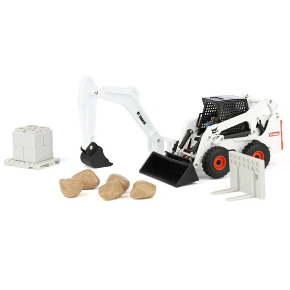 ERTL 1/32 Bobcat Skid Steer Construction Play Set with 20 Pieces 16504