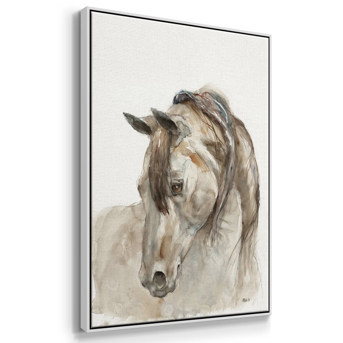 Dream with Me Framed Premium Gallery Wrapped Canvas - Ready to Hang - 25 x 37 - White Floating Frame