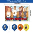 thumbnail image 3 of 32 Pcs For King of the Hill Cartoon-Themed Party Decorations and Favors Set – Backdrop, 13 Cupcake Toppers, and 18 Balloons for Celebration Birthday Parties, 3 of 5