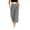 Gray, variant on AVRNLIQ Womens High Waisted Wide Leg Capri Pants with Pockets, Loose Fit Stretch Casual Coffee Cropped Pants S-XXXL,Size XL