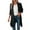 Black, variant on VSSSJ Womens Long Sleeve Open Front Cardigans Solid Color Casual Irregular Hem Soft Draped Simple Classic Cardigan with Pockets Dark Gray S