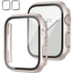 thumbnail image 3 of Paquete de 2 Estuches con Protector de Pantalla de Vidrio Templado para Apple Watch Series 9/8/7 41 mm, JZK Slim Guard Parachoques Cubierta Protectora de PC Dura de Cobertura Completa Estuche Delgado, 3 of 4