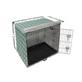thumbnail image 6 of Abstract Dog Crate Cover, Eastern Inspired Traditional Motifs and Shapes, Easy to Use Pet Kennel Cover Small Dogs Puppies Kittens, 7 Sizes, Night Blue Turquoise, by Ambesonne, 6 of 6