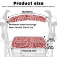 thumbnail image 6 of POLERO Non-Slip Fit Rollator Walker Cover for Street Scenes, Polyester Fabric Removable and Washable Stretchy Rollator Seat Cover, Swirls, 6 of 10