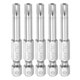 thumbnail image 1 of 5uds T27 Magnético Seguridad Estrella 5 Puntos Torx Destornillador brocas 1/4" Hexagonal Vástago 2" Longitud, 1 of 5